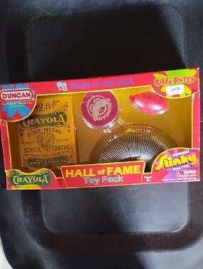 Hall of Fame Toy Pack - Crayola, Duncan, Slinky And Silly Putty